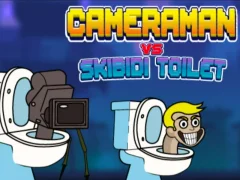 Hra Toilet Man vs Cameraman Squid Sniper