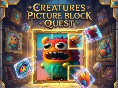 Hra Creatures Picture Block Quest