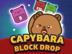 Hra Capybara Block Drop