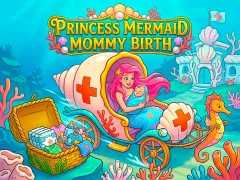Hra Princess Mermaid Mommy Birth