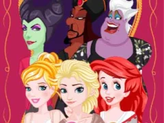 Hra Princess vs Villain Face Swap