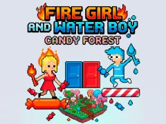 Hra Fire Girl and Water Boy Candy Forest