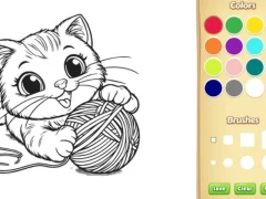 Hra Cat Coloring Book