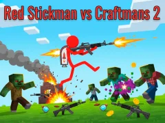 Hra Red Stickman Vs Craftmans 2