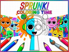 Hra Sprunki Coloring Time