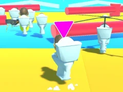 Hra Fall Boys Skibidi Toilet