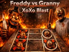 Hra Freddy vs Granny XoXo Blast