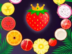 Hra Fruit King Merge