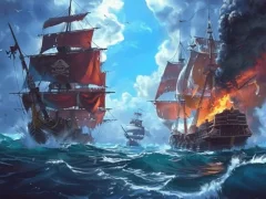 Hra Pirate Ships: Build and Fight