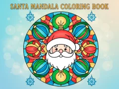 Hra Santa Mandala Coloring Book