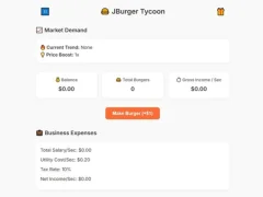Hra Jburger Tycoon