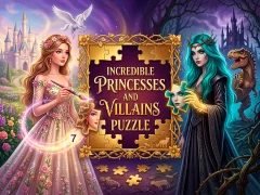 Hra Incredible Princesses and Villains Puzzle