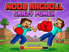 Hra Noob Ragdoll: Crazy Punch