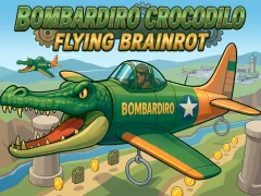 Hra Bombardiro Crocodilo Flying Brainrot