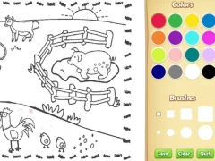 Hra Farming Coloring Book For Kids