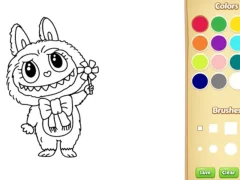 Hra Labubu Doll Coloring Book for Kids