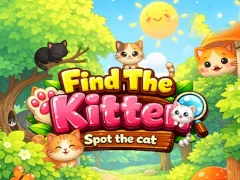 Hra Find the Kitten Spot the Cat