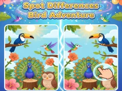 Hra Spot Differences Bird Adventure