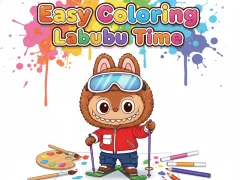 Hra Easy Coloring Labubu Time