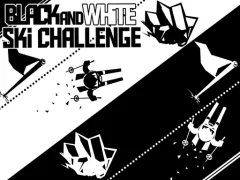 Hra Black and White Ski Challenge