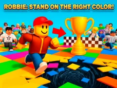 Hra Robbie: Stand on the Right Color!
