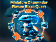 Hra Miniature Charmander Picture Block Quest