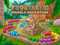 Hra Frogtastic Marble Adventure
