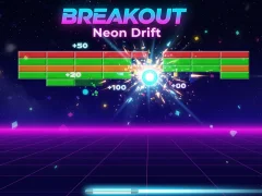 Hra Breakout Neon Drift
