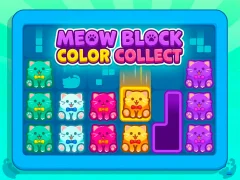 Hra Meow Block: Color Collect