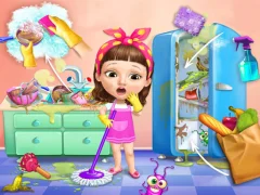 Hra Sweet Baby Girl Cleanup Messy House