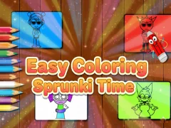 Hra Easy Coloring Sprunki Time