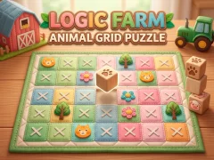 Hra Logic Farm: Animal Grid Puzzle