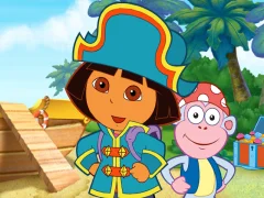 Hra Dora The explorer Dora's Pirate Boat Treasure Hunt