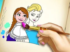 Hra Ice Kingdom Coloring Book