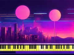 Hra Piano Game star 5