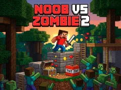 Hra Noob vs Zombie 2