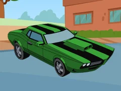 Hra Ben 10 Car Jigsaw