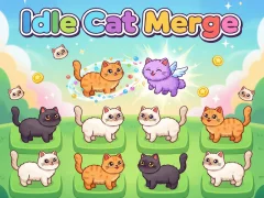 Hra Idlle Cat Merge