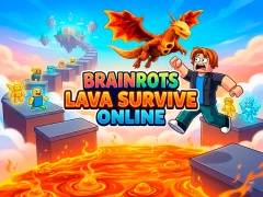 Hra Brainrots Lava Survive Online