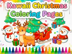 Hra Kawaii Christmas Coloring Pages