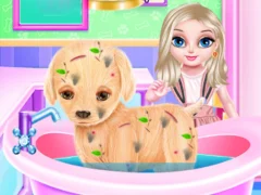Hra Baby Elsa Puppy Surgery