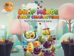 Hra Drop Merge Fruit Characters