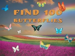 Hra Find 100 butterflies