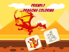 Hra Friendly Dragons Coloring
