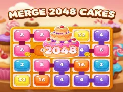 Hra Merge 2048 cakes
