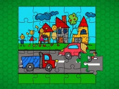 Hra Stick Family Fun Time Jigsaw