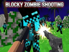 Hra Blocky Zombie Shooting