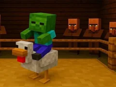 Hra Chicken Jockey hidden lava chicken