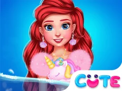 Hra Princess Turned Into Mermaid