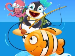 Hra Baby Penguin Fishing